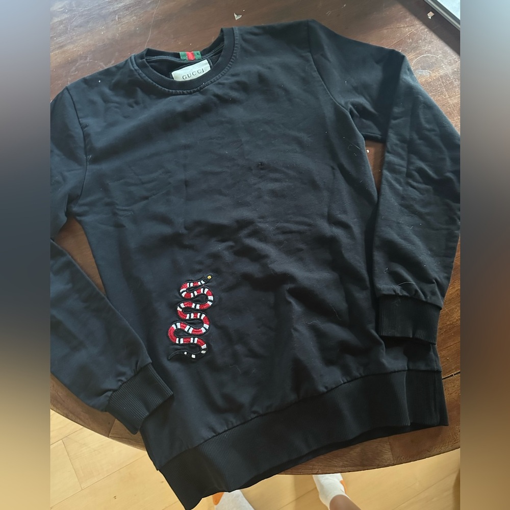 Gucci Made in Italy Snake Sweater